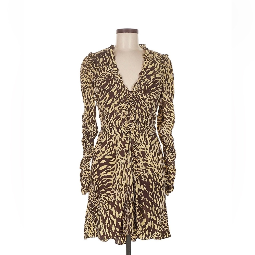 A.L.C.  Animal Print Mini Dress